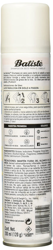 Batiste Fresh Fragrance / 6.73 Fl Oz (Pack of 2) / White Dry Shampoos