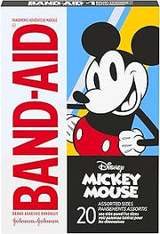 BAND-AID Brand Adhesive Bandages, Disney's Mickey Mouse, Assorted, 20 Count
