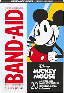 BAND-AID Brand Adhesive Bandages, Disney's Mickey Mouse, Assorted, 20 Count