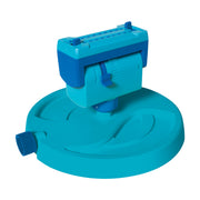 P2 20-Nozzle Mini Gear-Driven Oscillating Sprinkler on Sled Base by Aqua Joe – Rubber, BLUE, Model BDL-A0138