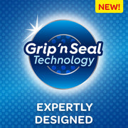 Storage Bags with New Grip 'n Seal Technology by Ziploc – 19 Count, 1.0 gallons, Plastic, Clear