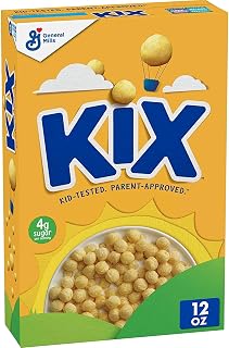 General Mills Kix Crispy Corn Puffs No Artificial Flavors 12 Oz. Pk Of 3.