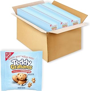 Teddy Grahams Cinnamon Graham Snacks, 150 - 0.75 oz Kids Snack Packs