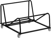 Flash Furniture Hercules 6 Pack Sled Base Stack Chair Dolly | Durable Construction, Commercial Use