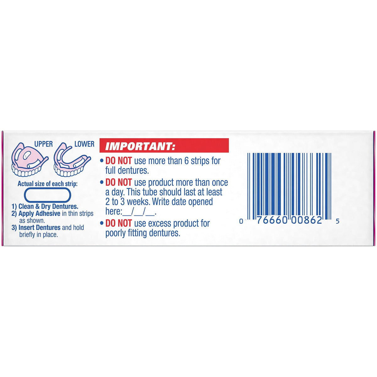 Denture Adhesive Cream - Neutral Taste by Fixodent – 0.75 Ounce (Pack of 1), Model 2816304