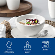 Artesano Original Collection Rice Bowl by Villeroy & Boch – 14.5 oz, 430 milliliters, Porcelain, Creamy White, Model 1041301900