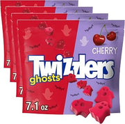 Twizzlers Ghosts Cherry Flavored Chewy, Halloween Candy Bag, 7.1 oz (Pack of 4)