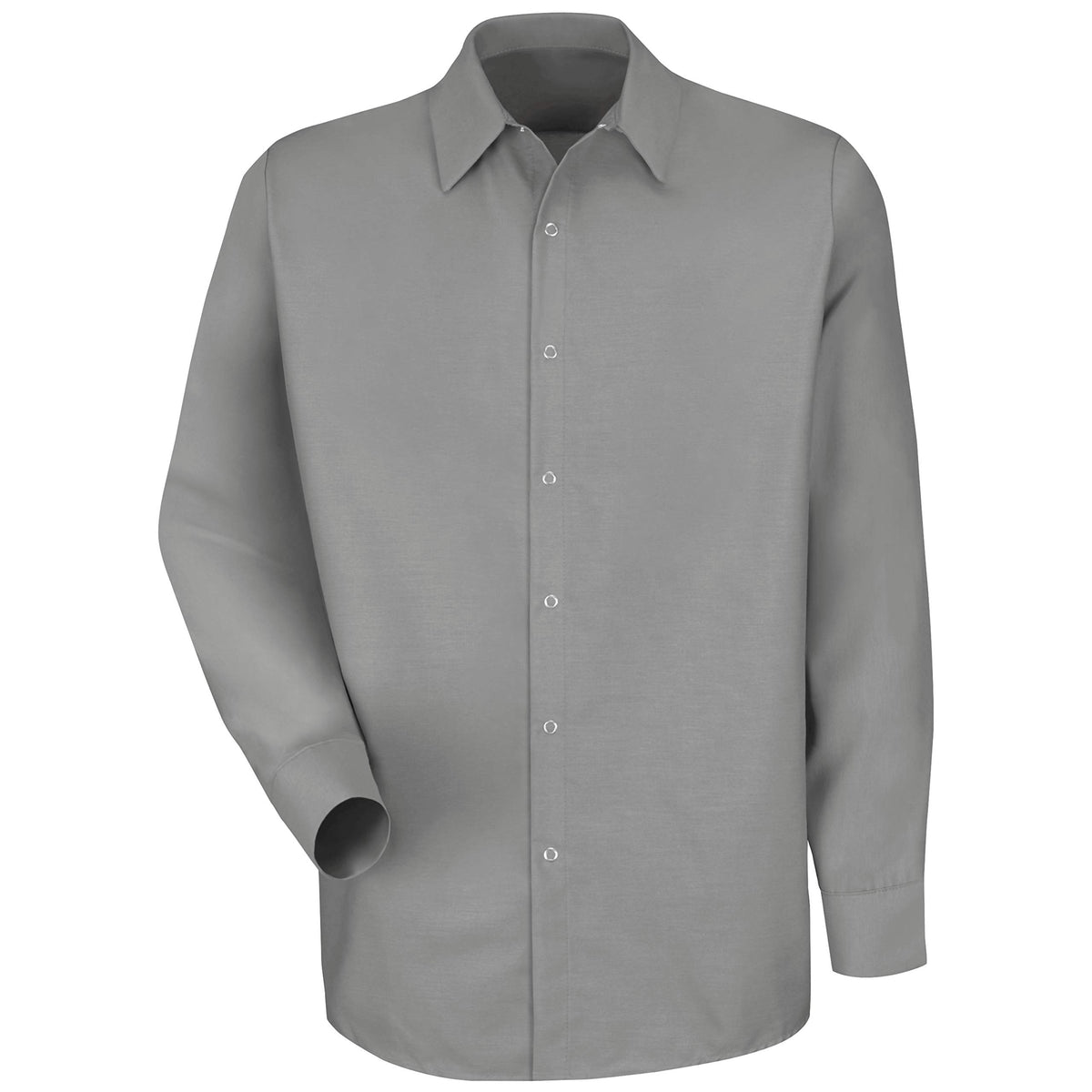 Red Kap X-Large Tall / Light Grey / Rk Specialized Pocketless Work Shirt Button-Down Shirts