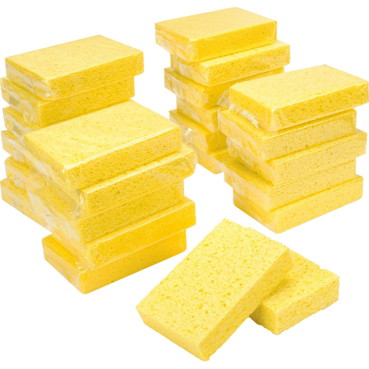 Cellulose Sponge by Global Industrial – Cellulose, Yellow, Model 554085