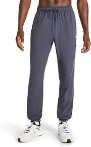 Reebok Men's Slam Dunk Cinch Pant, Standard Fit, 31” Inseam, Lightweight Stretch Poly Jersey Fabric