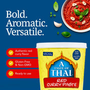 A Taste of Thai Red Curry Paste / 3 Pack / 3 Curry Sauce