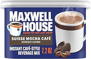 MAXWELL HOUSE Instant Cafe-Style Beverage Mix, Suisse Mocha Cafe, 7.2 oz