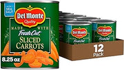 Del Monte Sliced Carrots, 8.25 Ounce (Pack of 12)