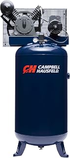Campbell Hausfeld 80 Gallon Vertical Two‑Stage Air Compressor, 230V, 175 PSI