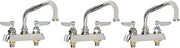 TS Brass B-1110 Workboard Faucet, Chrome (Pack of 3)