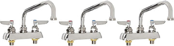 TS Brass B-1110 Workboard Faucet, Chrome (Pack of 3)