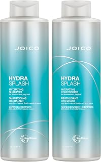 Joico HydraSplash Hydrating Shampoo and Conditioner| For Fine, Medium, Dry Hair | Replenish Moisture | Add Hydration & Softness | With Sea Kelp & Coconut Water | 33.8.1 Fl Oz