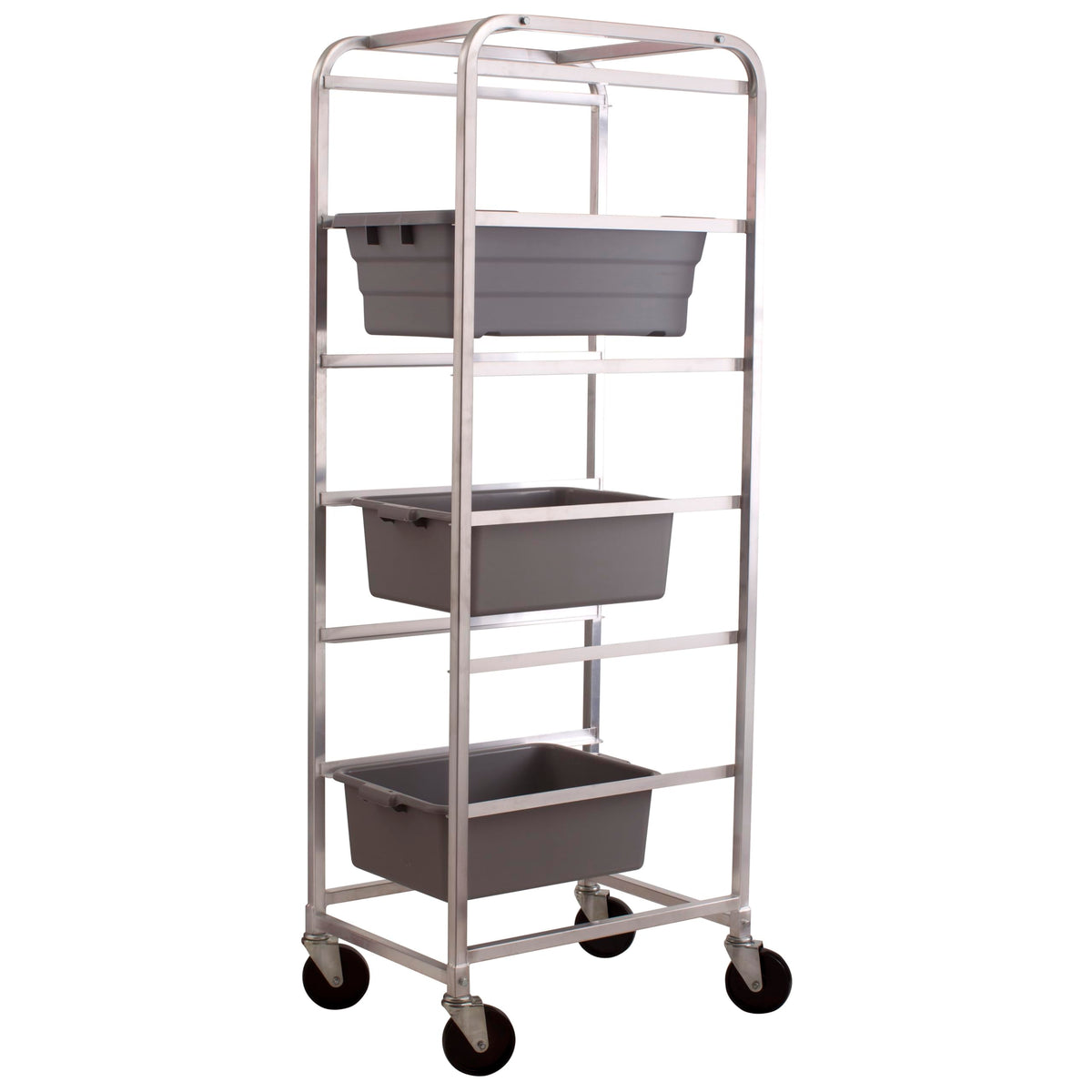 6-Tier Bus Box Cart by Winco – Bus Box, Aluminum, Model ABBC-6