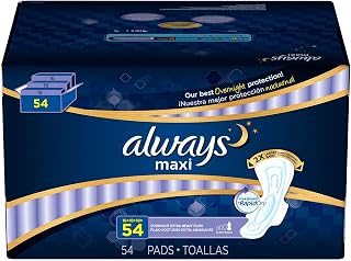 Always Maxi Overnight - Extra Heavy - 54 ct.