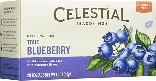 Celestial Seasonings True Blueberry Tea Bags - 20 ct - 6 pk