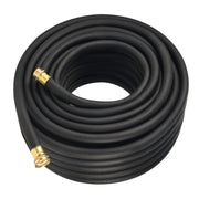 Premium Rubber Garden Hose by Flexon – 25ft, Rubber, Black, Model PH5825CN