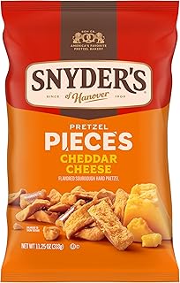 Snyder's of Hanover Cheddar Cheese Flavored Pretzel Pieces, 11.25 Oz