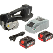 Battery Operated Polyester Strapping Tool for 1/2" Strap Width by Global Industrial – Black, Model 412657