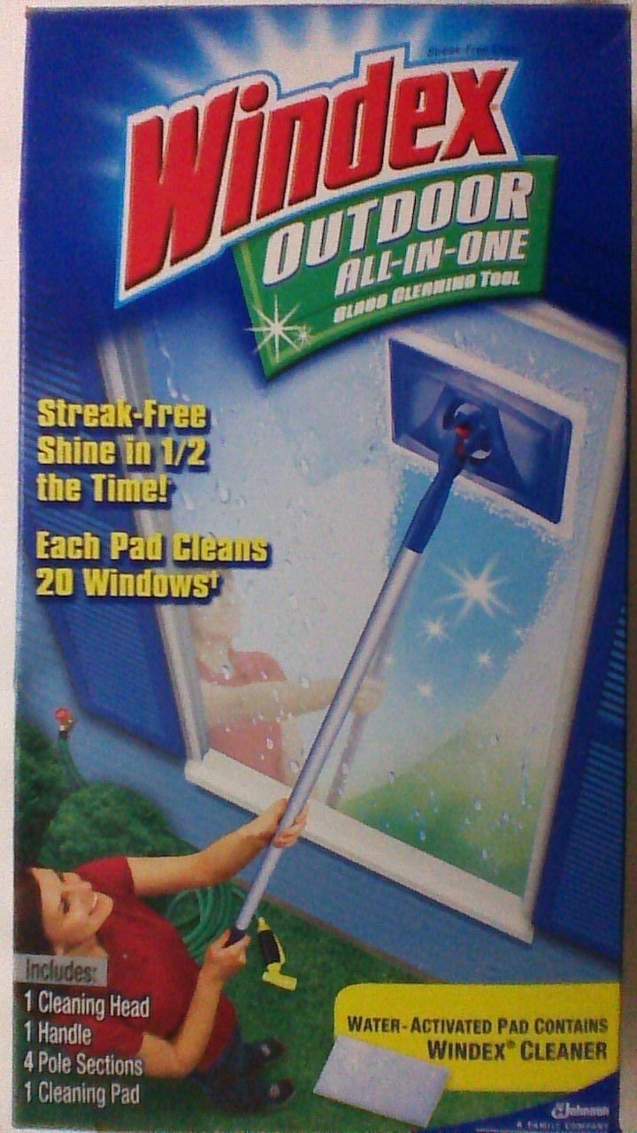 Cleaner Window Outdoor All in One by Windex – 1 Count (Pack of 1), Blue