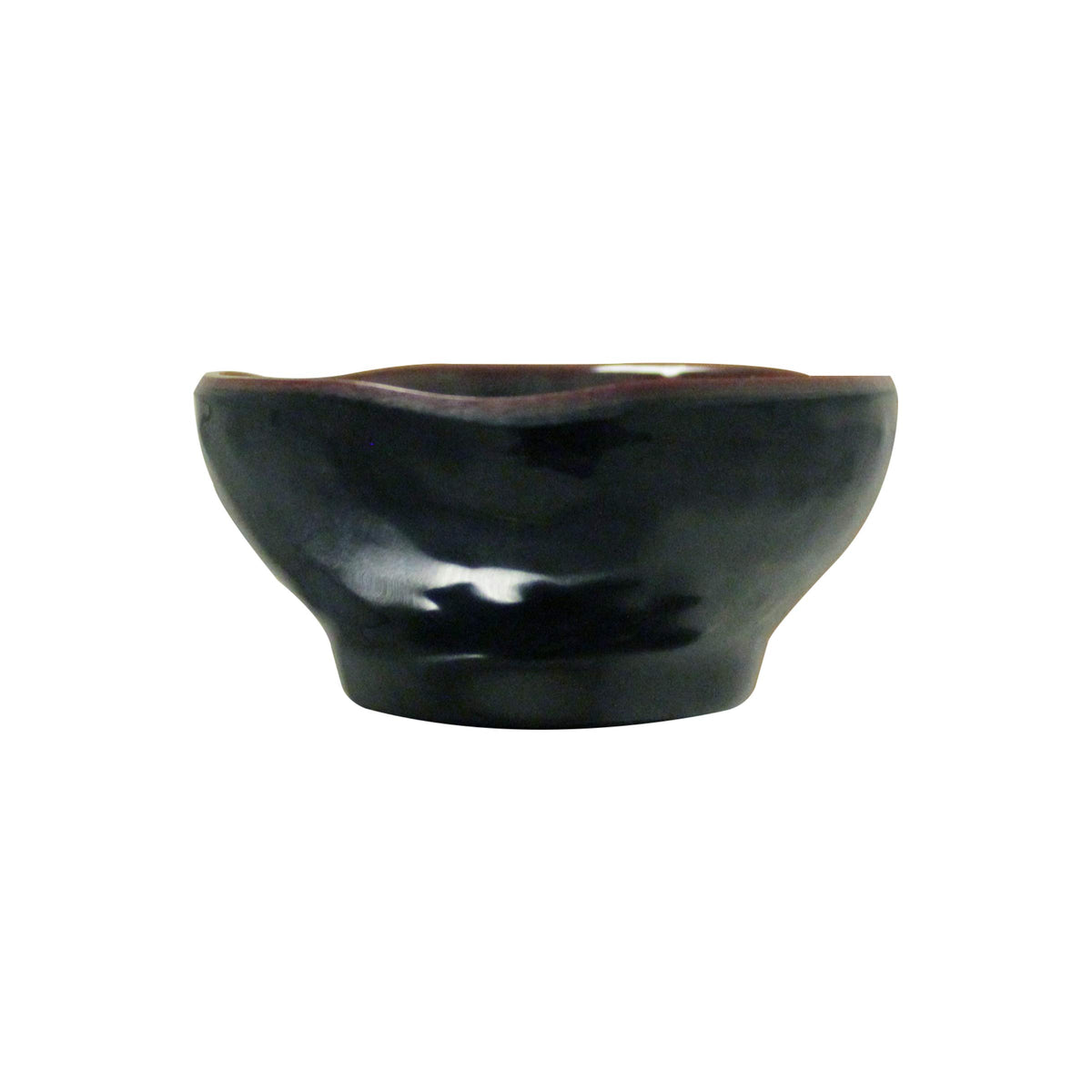 Tenmoku melamine dinnerware collection 2 oz by Thunder Group – Large, Melamine, Black brown, Model 3703TM