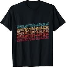 Winston-Salem - Retro Vintage Winston Salem Souvenir T-Shirt