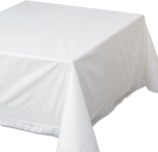 Hoffmaster 72X72 TBL CVR 2PLY TIS-1PLY POL WHI 25