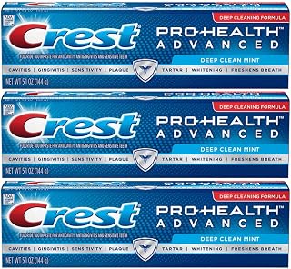 Crest Pro-Health Deep Clean Mint Toothpaste, 5.1 oz (Pack of 3)