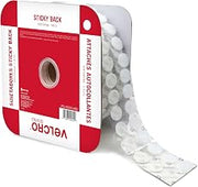 VELCRO Brand Sticky Back Dots, White, 500pc Bulk Pack, 5/8 Inch Circles | Round Adhesive Hook And Loop For School, Teachers, Mounting, Arts And Crafts, Office Organization, And Fastening