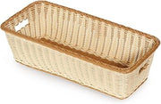 G.E.T. 23" x 11" Multicolor Rectangular Polyweave Poly Cord Basket