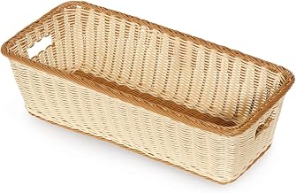 G.E.T. 23" x 11" Multicolor Rectangular Polyweave Poly Cord Basket