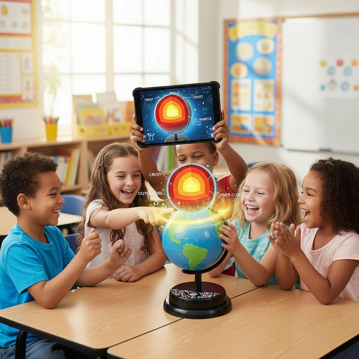 Augmented Reality Globe by Rhode Island Novelty – Plastic, Orignal Color, Pack of 12, Model AM-ARGLO