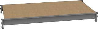 Tennsco BU-4824P-SND Bulk Storage Rack Extra Shelf with Particleboard Decking, 48" Width, 24" Length, Sand