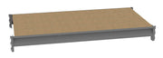 Bulk Storage Rack Extra Shelf with Particleboard Decking by Tennsco – Sand, Model BU-4824P-SND