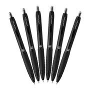 Signo 307 Retractable Gel Ink Pen by Uni-Ball – 1 Count (Pack of 6), Paper, Black