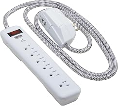 Eaton Tripp Lite TLP616USB Surge Protector 7 Outlets + 2 USB Ports