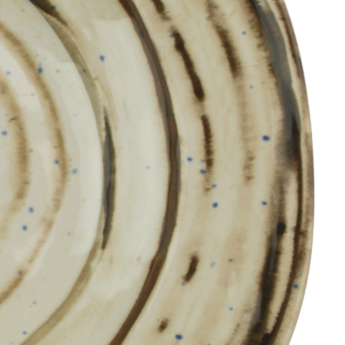 Irregular Round Plate by Elite Global Solutions – 11 3/4" dia., Melamine, Pack of 6, Model B120154-BCHD