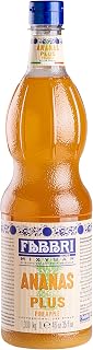 Fabbri Premium Flavoring Syrup, Pineapple, 33.8oz (1L) | New Enhanced Flavor, All Natural, Made in Italy