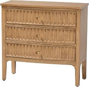 Natural Wood 3-Drawer Dresser by bali & pari