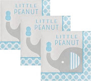 Creative Converting Luncheon Napkins, 6 1/2" x 6 1/2", Blue (Pack of 3)