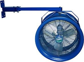 Patterson 292599 High Velocity Truck Cooler Fan, 18", 115V, 1 PH w/Swing Arm & Yoke