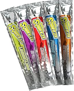 Sqwincher Sqweeze Electrolyte Replenishing Freeze Pops, Assorted Flavors, 10 per Pack