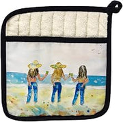 Betsy Drake PT131 Bottoms Up Standing Pot Holder