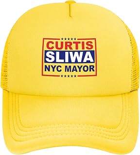 Curtis Sliwa for NYC Mayor Hats New York City 2026 Election Trucker Hat Mesh Back Baseball Caps
