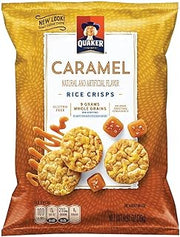 Quaker Popped Rice Snacks, Caramel Corn, 60 Count