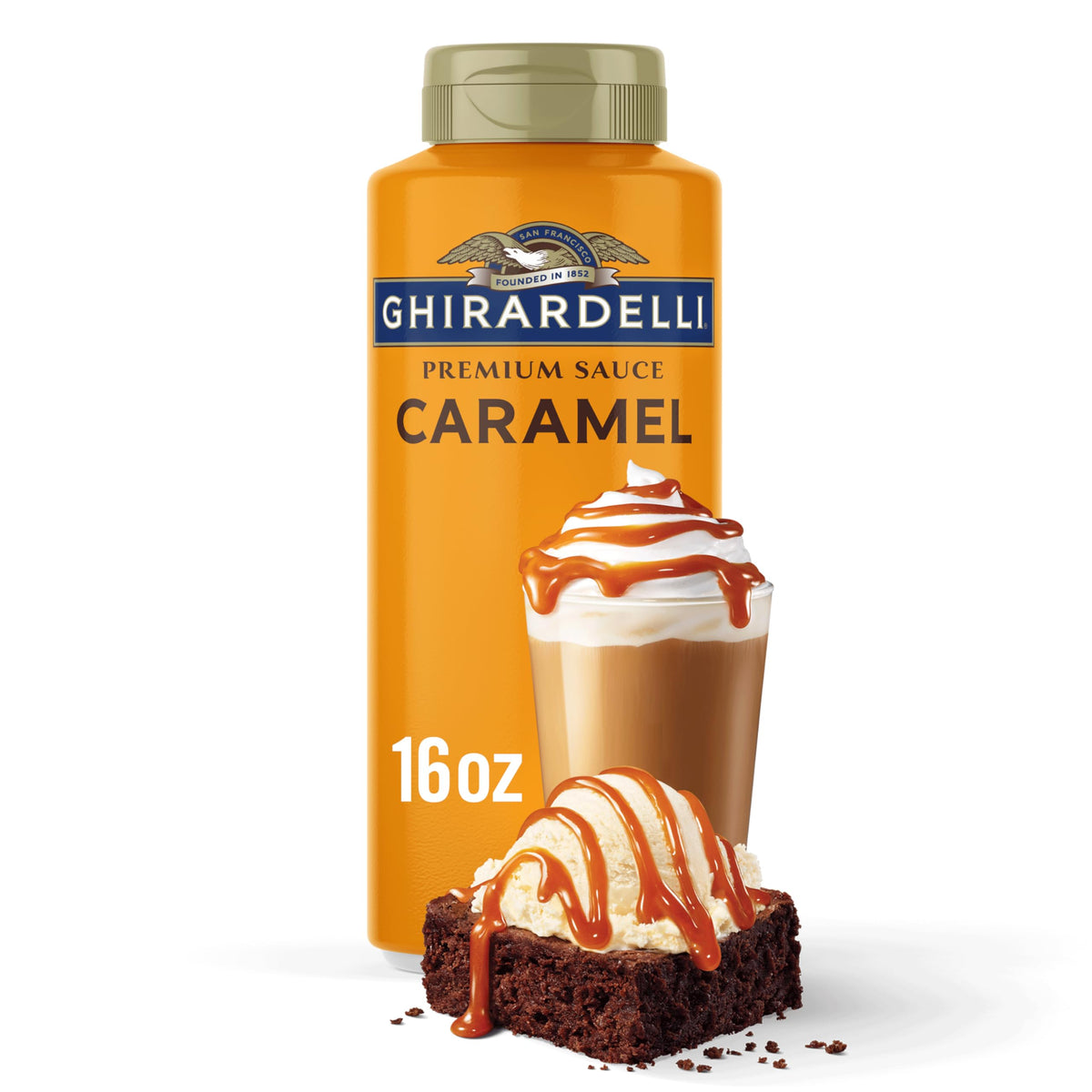 Ghirardelli Caramel / 16 Fl Oz (Pack of 6) / 6 Chocolate